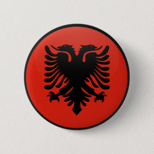 Albania quality Flag Circle 2 Inch Round Button