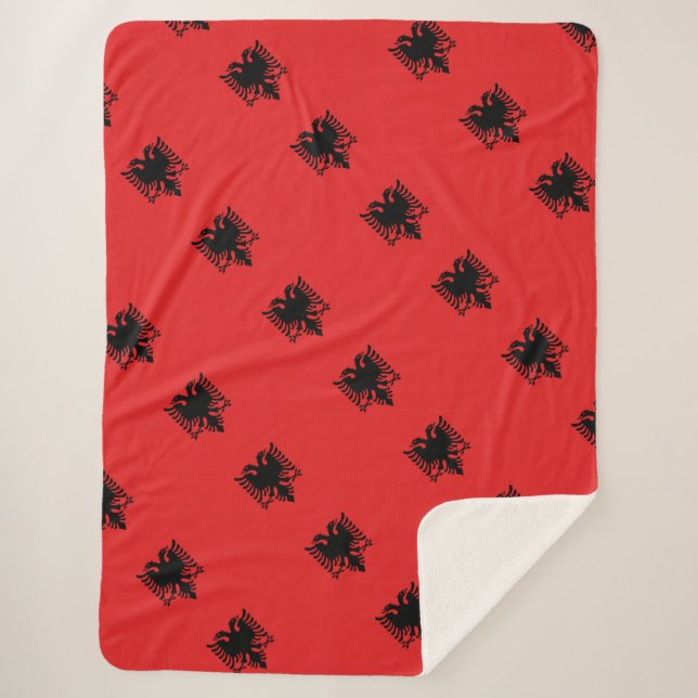 Albania Sherpa Blanket (Front)