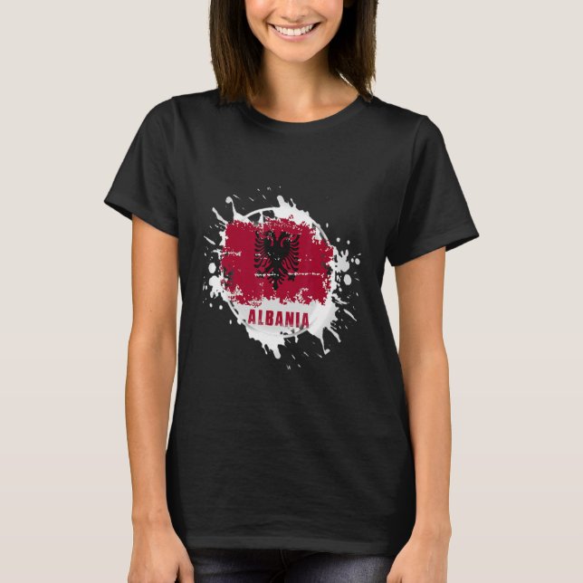 Albania Splash T-Shirt (Front)