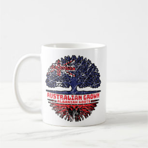 Albanian Albania Australian Australia Tree Roots Coffee Mug