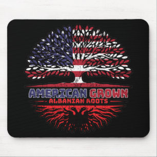 Albanian Albania US American USA United States Mouse Pad