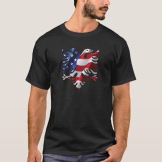 Albanian American Eagle T-Shirt