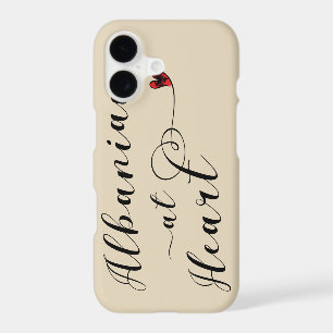 Albanian At Heart Mobile Phone Case, Albania