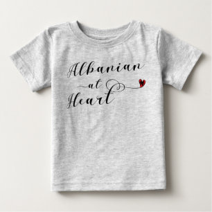 Albanian At Heart Tee Shirt, Albania