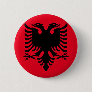 Albanian Coat of arms 2 Inch Round Button
