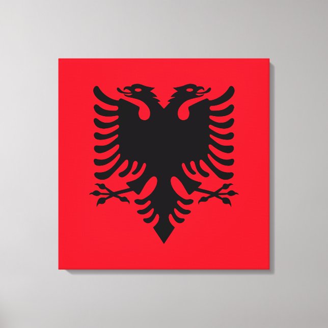 Albanian Coat of arms Canvas Print (Front)