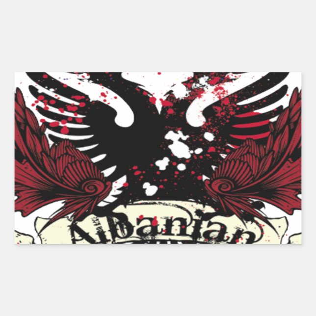 albanian eagle sticker (Front)