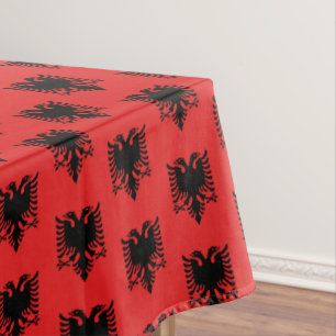 Albanian Flag & Albania dining tablecloth /decor
