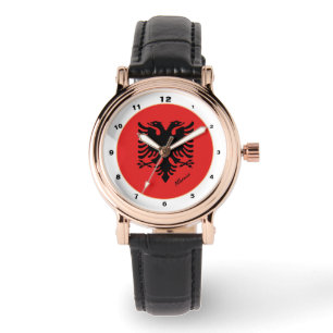 Albanian Flag & Albania trendy fashion /design Watch