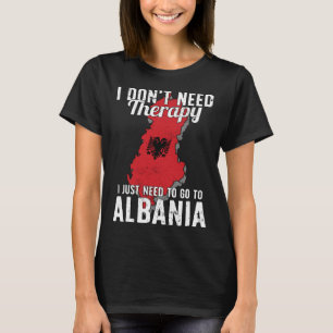 Albanian Flag I Albania Flag I Vacation Gift I Alb T-Shirt
