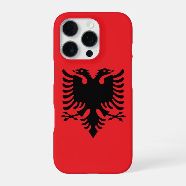 Albanian Flag  iPhone Case (Back)