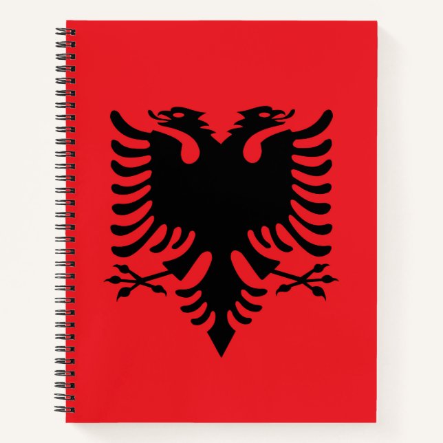 Albanian flag notebook (Front)