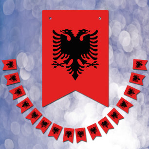 Albanian Flag & Party Albania Banners / Weddings