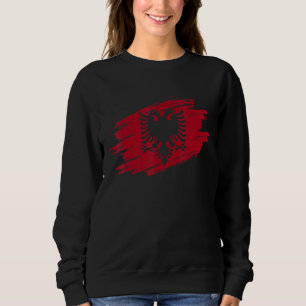 Albanian Flag Shqip Shqiponja Albanian Eagle Alban Sweatshirt