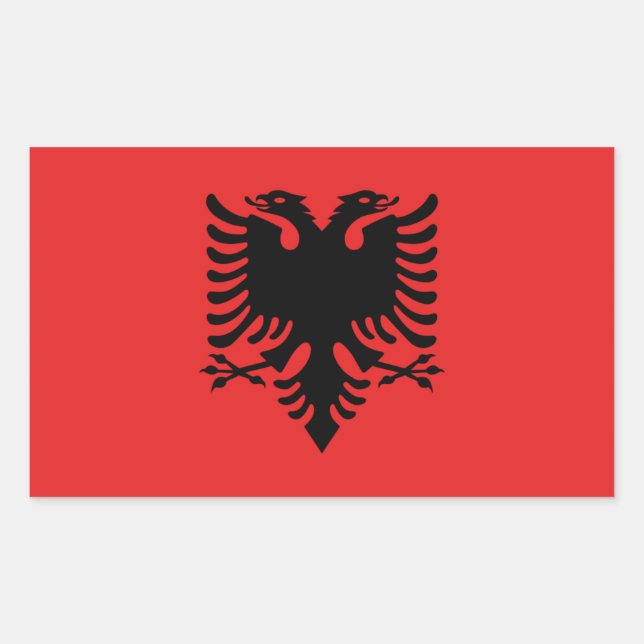 Albanian flag Stickers (Front)