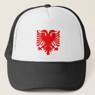 Albanian Flag Symbol Trucker Hat