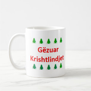 albanian gëzuar krishtlindjet coffee mug