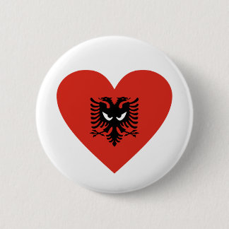 Albanian Heart - For real Albanians! 2 Inch Round Button