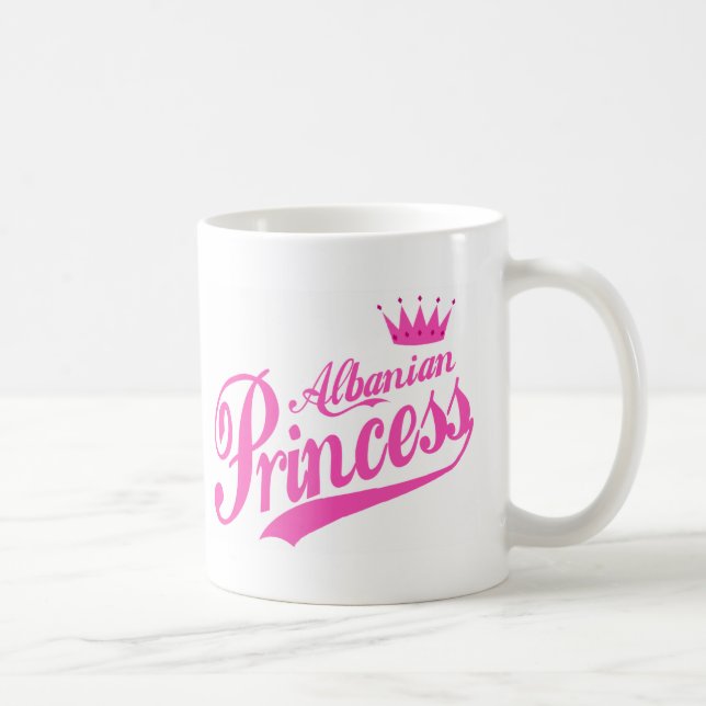 Albanian Princess Coffee Mug (Right)