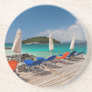Albanian Riviera, Ksamil, town beachfront Coaster