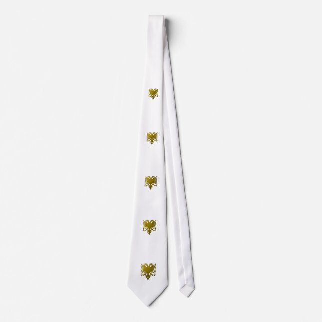 Albanian two-headed eagle tie (Front)