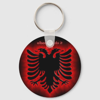 albanianeagle, albanians do it best keychain