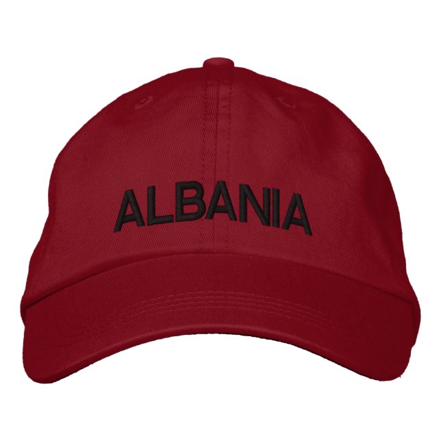 Albanie Casquette réglable Shqipëri Kapak Me Poros (Devant)