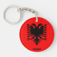 Albanie Drapeau charmant patriotique