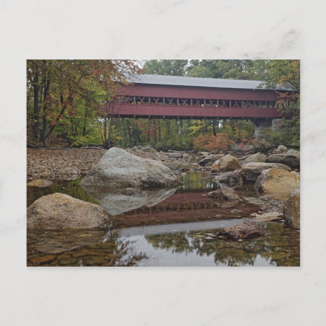 Albany Bridge, just off the Kancamagus Postcard (Front)