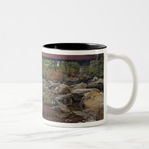 Albany Bridge, just off the Kancamagus Two-Tone Coffee Mug