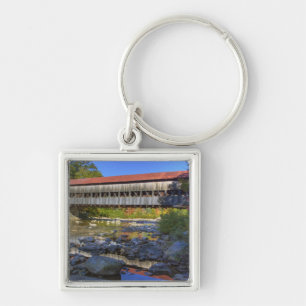 Albany covered bridge over Swift River, White Keychain