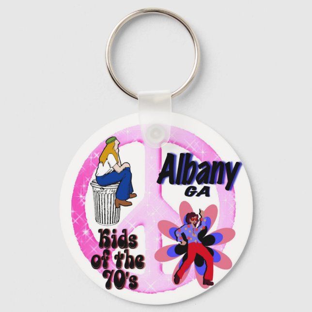 Albany Kids of the 70's keychain (Front)