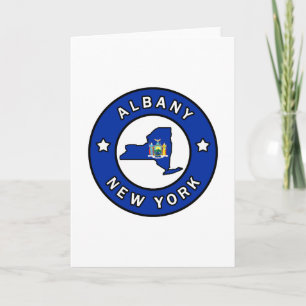Albany New York Card