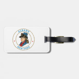 Albany New York Colonial Luggage Tag