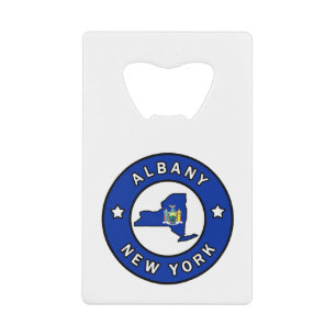 Albany New York Credit Card Bottle Opener