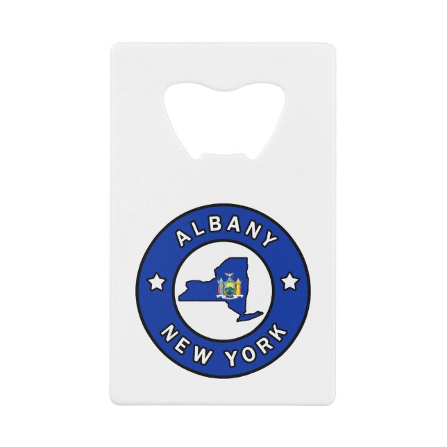 Albany New York Credit Card Bottle Opener (Front)