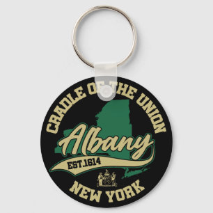 Albany,New York Keychain