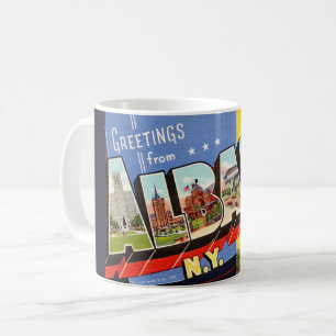 Albany New York Retro Mug