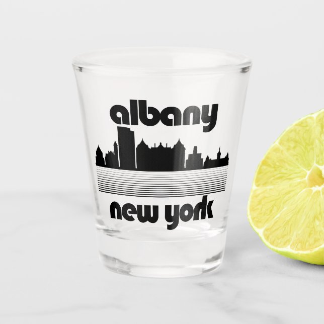 Albany New York Shot Glass (Front)