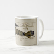 Albatros Lt. Von Hipple WWI Coffee Mug