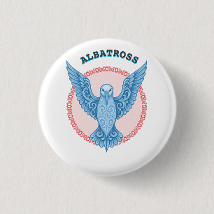 albatross 1 inch round button