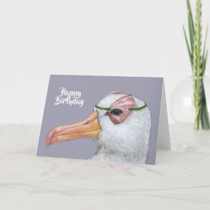 Albatross birthday card