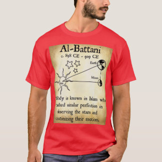 AlBattani Mathematician Scientist Astronomer Islam T-Shirt