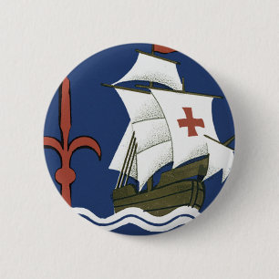 Albergo Columbia Genoa ~ Trieste 2 Inch Round Button