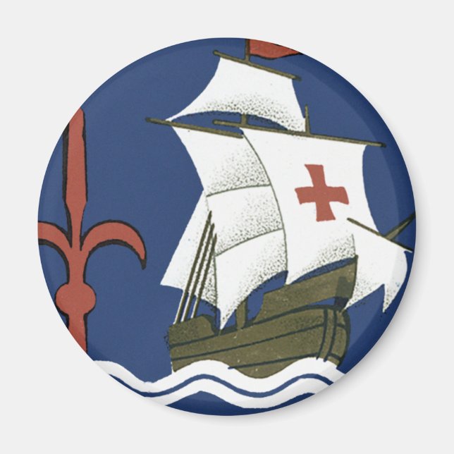 Albergo Columbia Genoa ~ Trieste Magnet (Front)