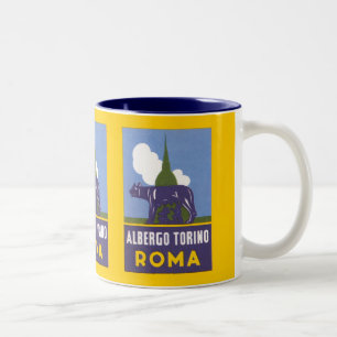 Albergo Torino Two-Tone Coffee Mug