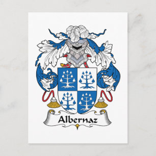 Albernaz Family Crest Postcard
