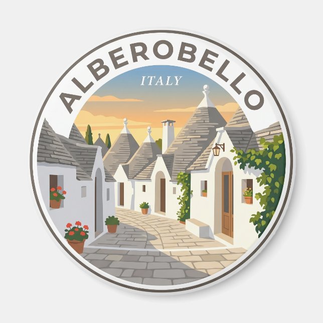 Alberobello Italy Magnet (Front)