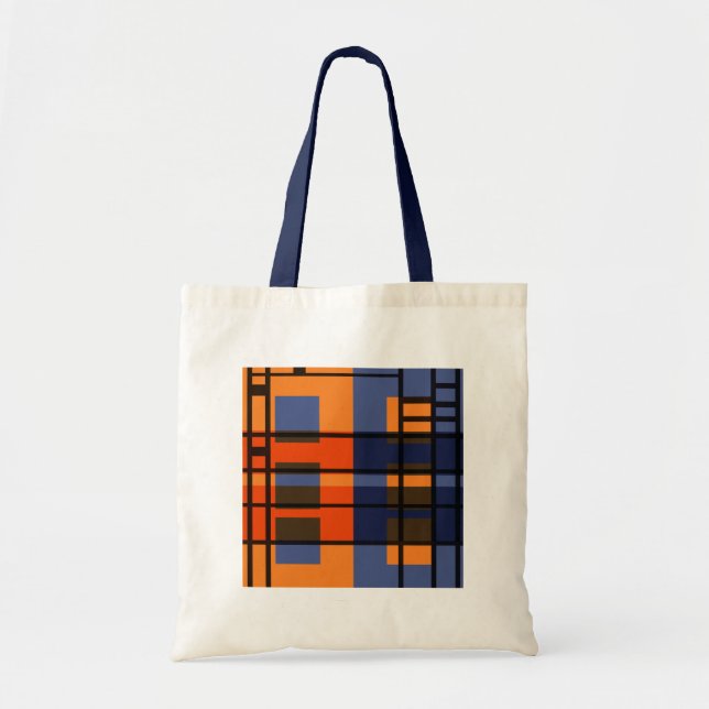 Albers & Mondrian Tote Bag (Front)