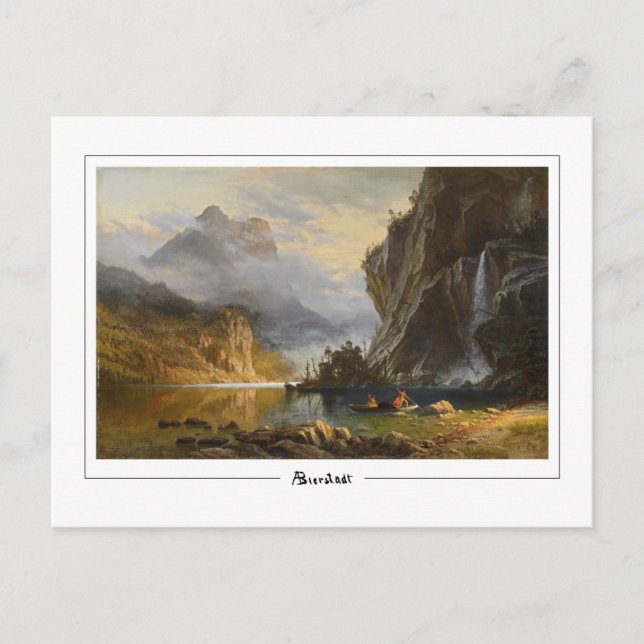 Albert Bierstadt #108 - Fine Art Postcard (Front)